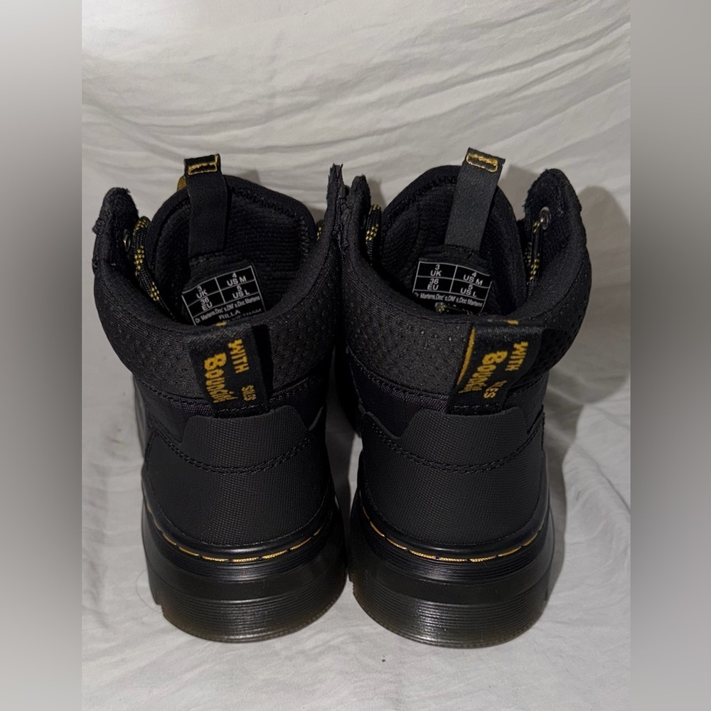 NWOT Dr. Martens Rilla Black Utility Boots - Women's 5 - Picture 6 of 9